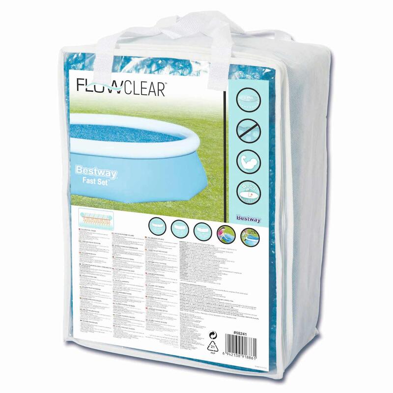 Cobertura de piscina solar Flowclear 305 cm Bestway