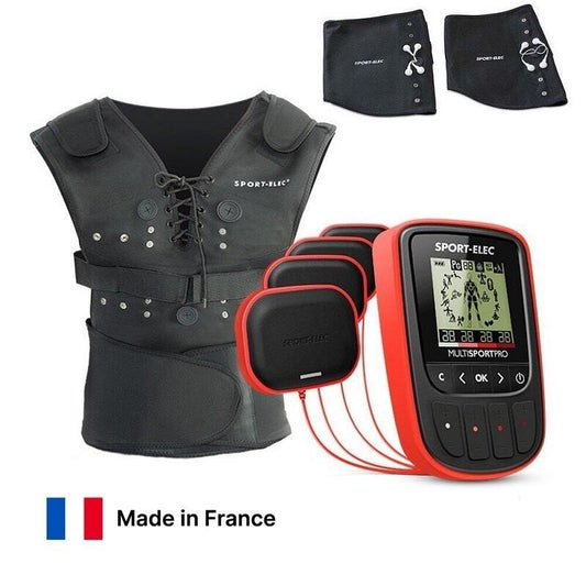 ELECTRO-ESTIMULADOR MUSCULAR SPORT-ELEC MultisportPro+Gear