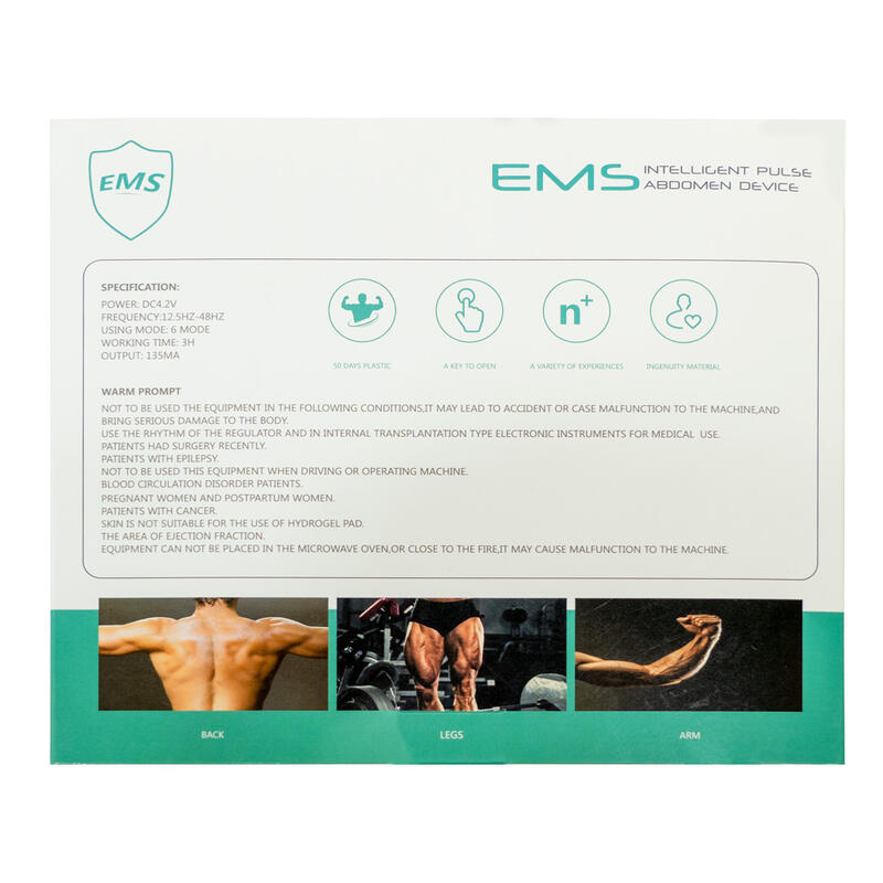 ESTIMULADOR ELÉTRICO MUSCULAR EMS