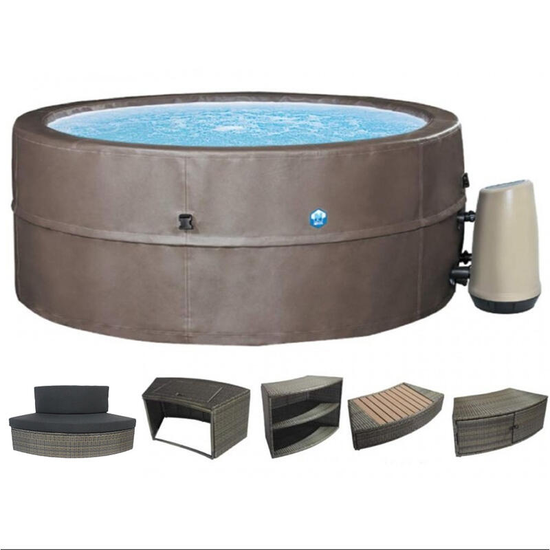 Jacuzzi incluído mobiliário e acessórios - Vita Premium - para 6 pessoas