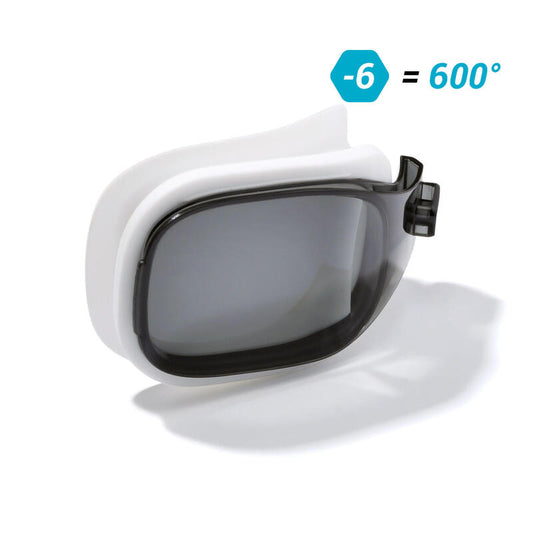 LENTES DE NATAÇÃO GRADUADAS - SELFIT TAMANHO S / -6.00 FUMADAS