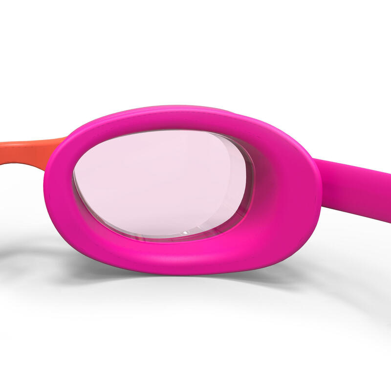 Óculos de Natação Xbase Tamanho S Lentes Claras - Rosa