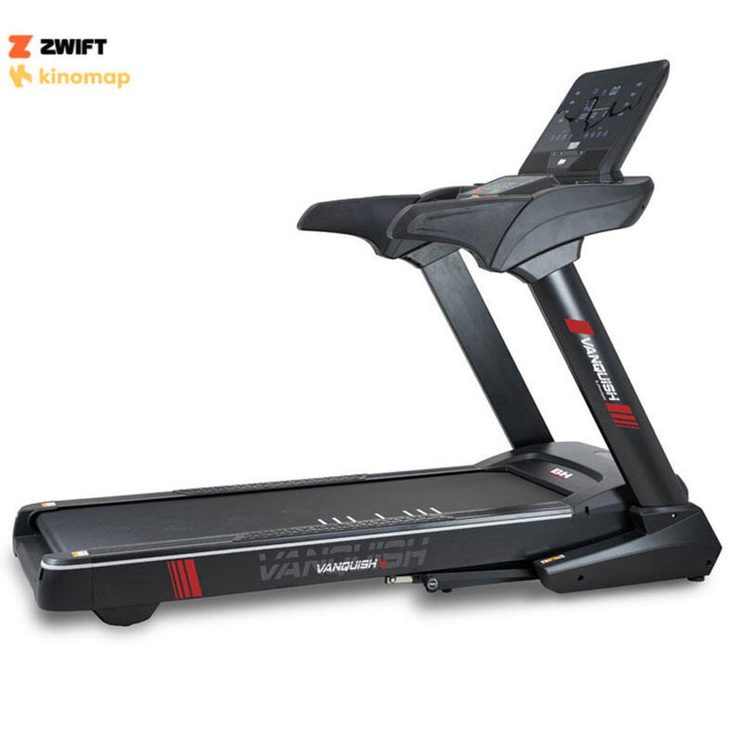 Passadeira de correr - Vanquish II - Kinomap,Zwift - 22km/h - 150x55cm - LED