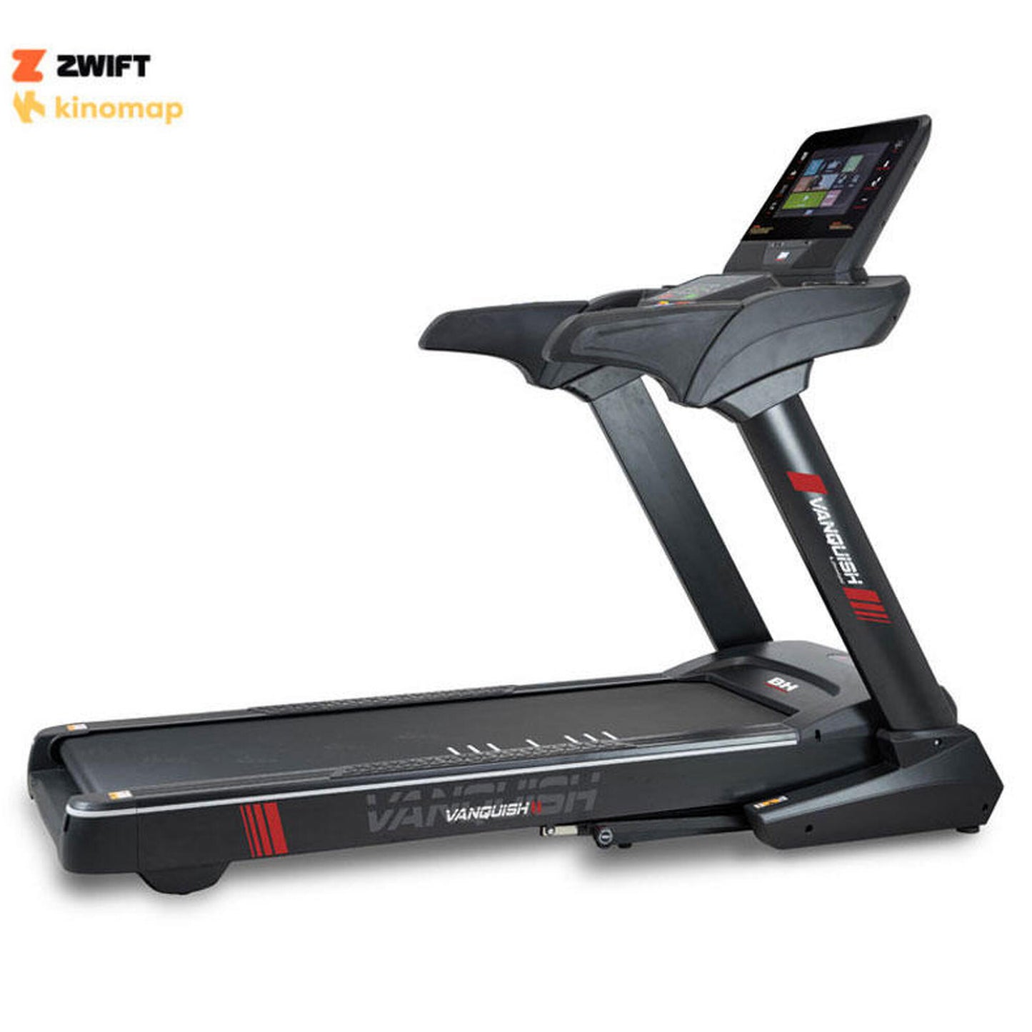 Passadeira de correr - Vanquish Multimedia -Kinomap,Zwift -22km/h -150x55cm -TFT