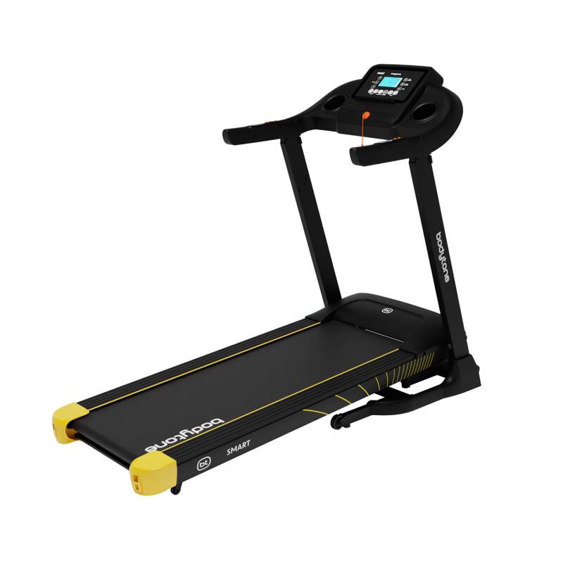 Passadeira de corrida dobrável Bodytone AR500SM-Y amarelo inteligente 18km/h