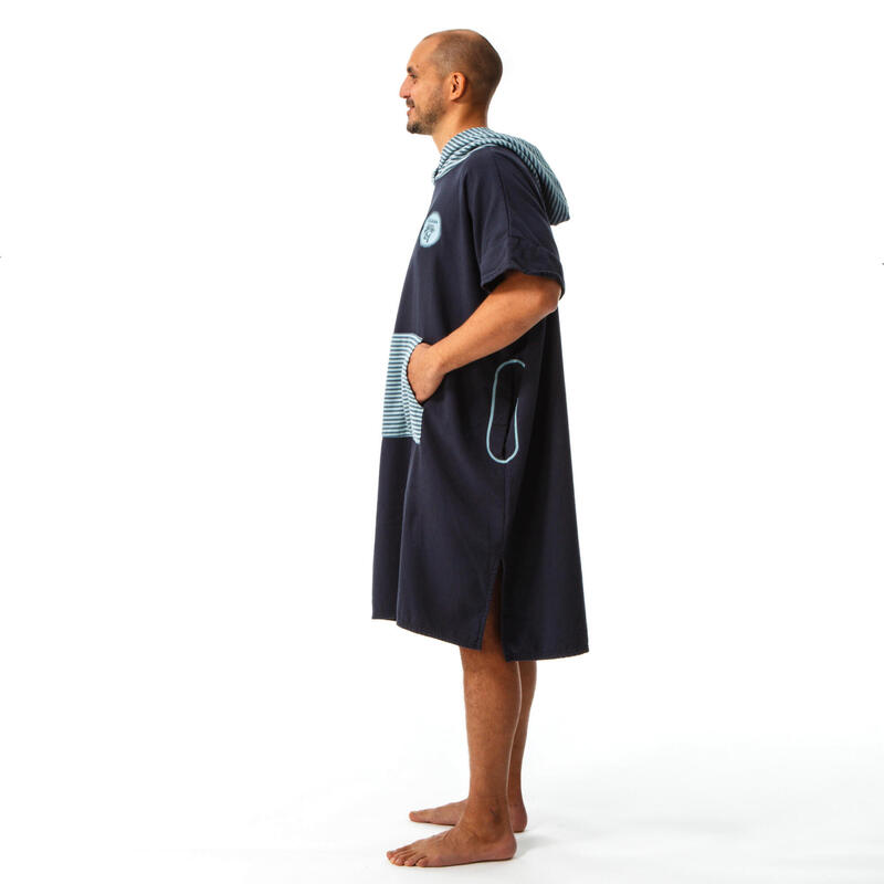 Poncho de Surf 500 Adulto Estampado Peixe