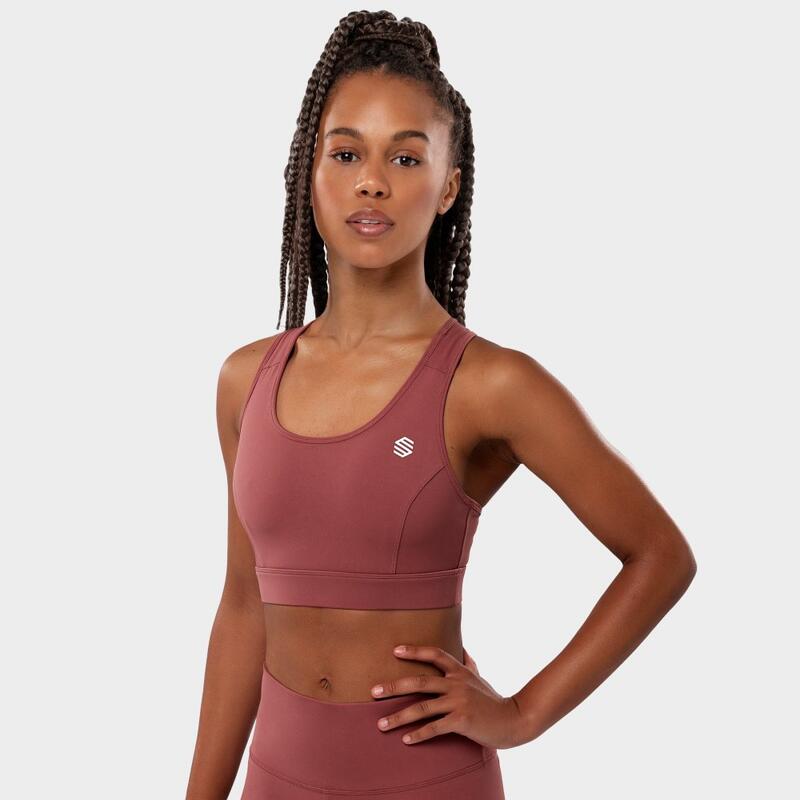 Soutien desporto Fitness SIROKO Effort Terracota Mulher