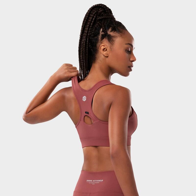 Soutien desporto Fitness SIROKO Effort Terracota Mulher