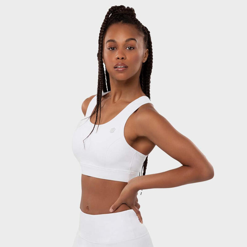 Soutien desporto Fitness SIROKO Hit Branco Mulher