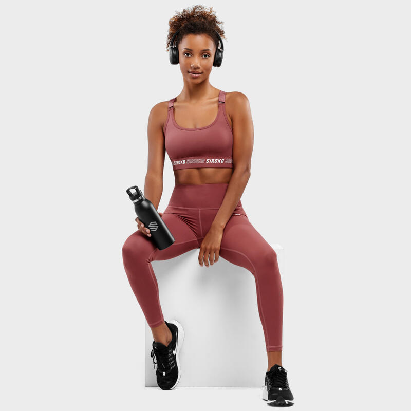 Soutien - Suporte Elevado Fitness SIROKO Cardio Copper Encarnado Cobre Mulher