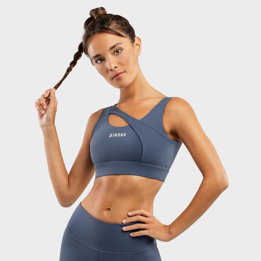 Soutien - Suporte Elevado Fitness SIROKO Cross Blue Azul Ganga Mulher