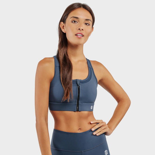 Soutien - Suporte Elevado Fitness SIROKO Squat Blue Azul Ganga Mulher