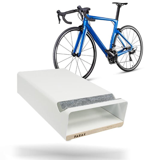 Suporte de parede para bicicleta - Madeira e alumínio - Branco - S-RACK