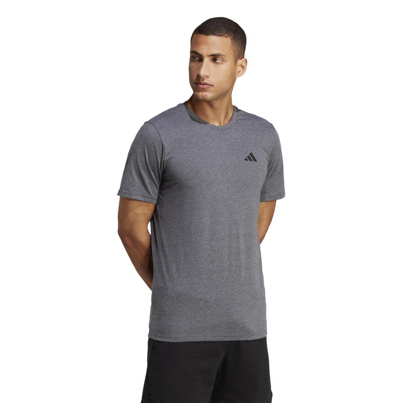 T-SHIRT DE FITNESS CARDIO ADIDAS HOMEM CINZA