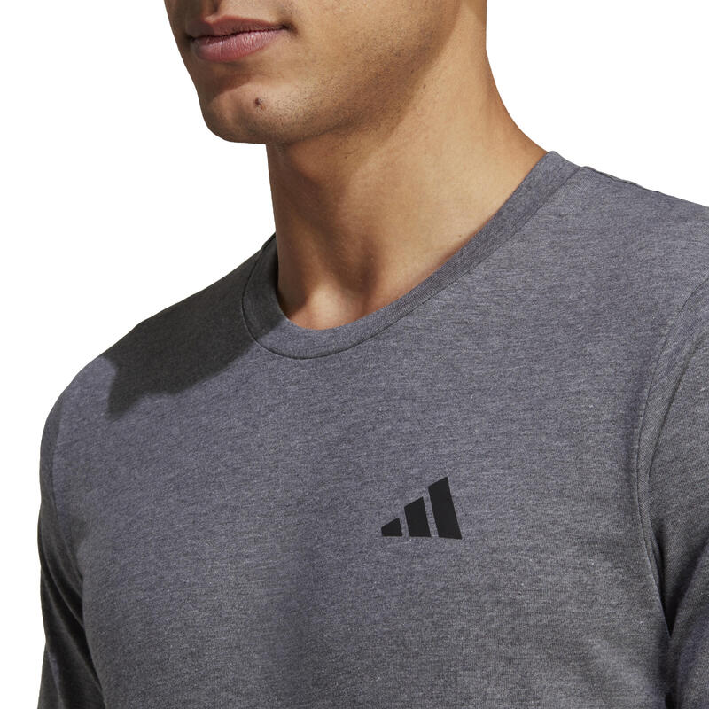 T-SHIRT DE FITNESS CARDIO ADIDAS HOMEM CINZA