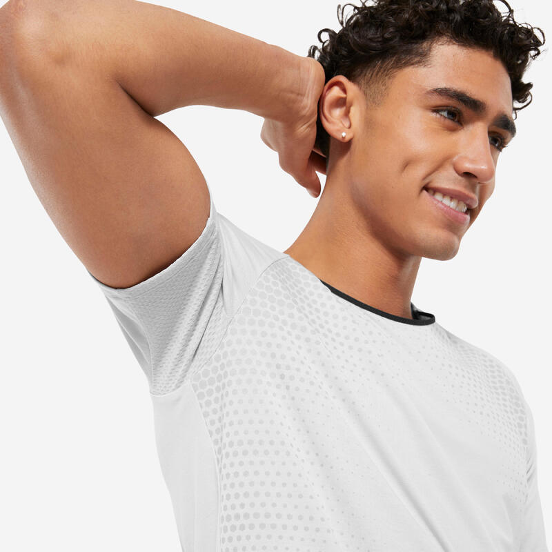 T-SHIRT DE FITNESS HOMEM CELLIANT CINZENTO