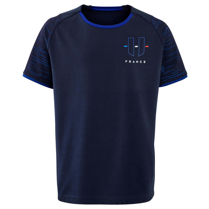 T-shirt de Futebol França Criança FF100 para Exterior 2022