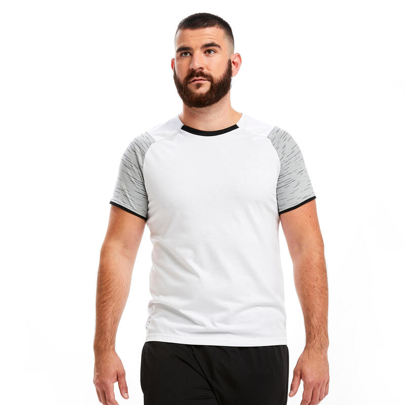 T-shirt de futebol T100 Equipa Branco