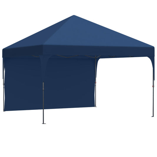 Toldo Campismo Dobrável Outsunny 300x300x265 cm Azul