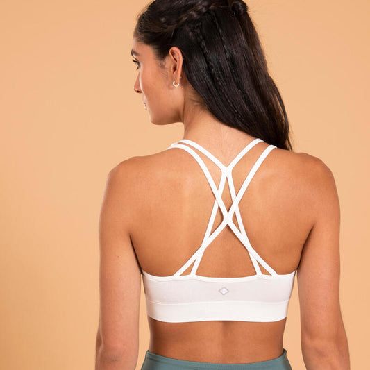 TOP DE YOGA DINÂMICO BRANCO