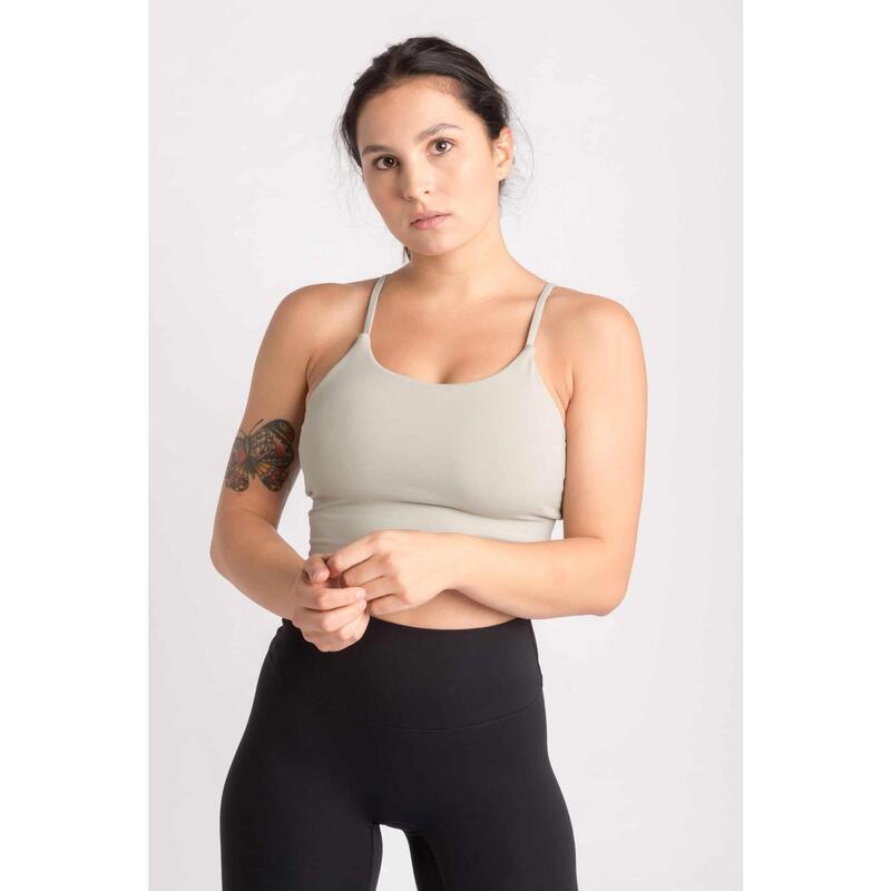 Varsity Crop-Top T-Shirt Fitness - Mulher - Preto