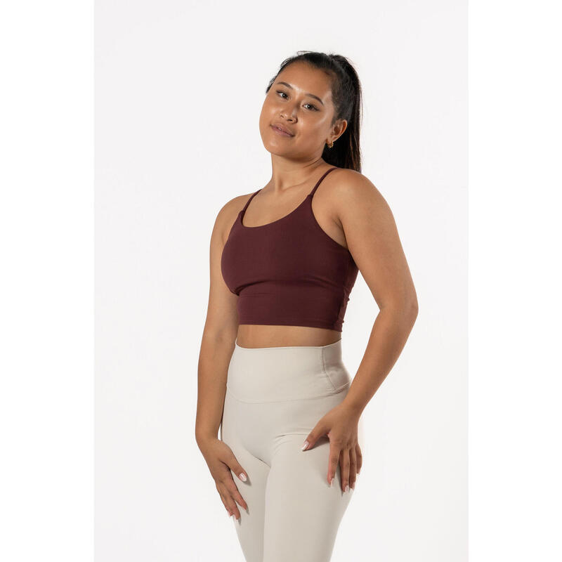 Varsity Crop-Top T-Shirt Fitness - Mulher - Preto