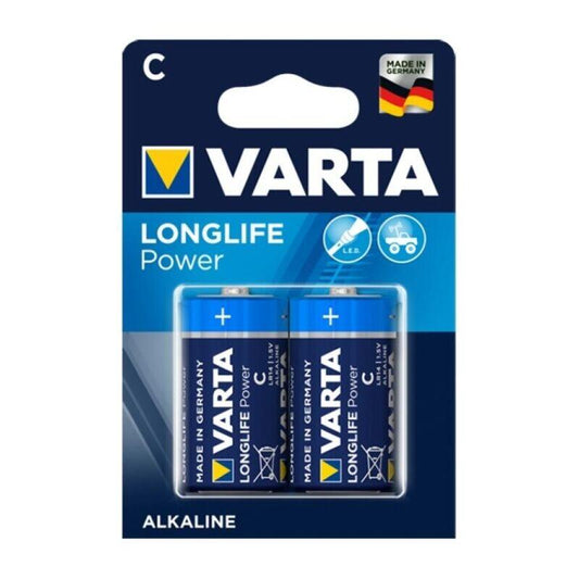 VARTA C / LR14 TIE ENGLISH ALKALINE POR 2 PEÇAS NO MAPA